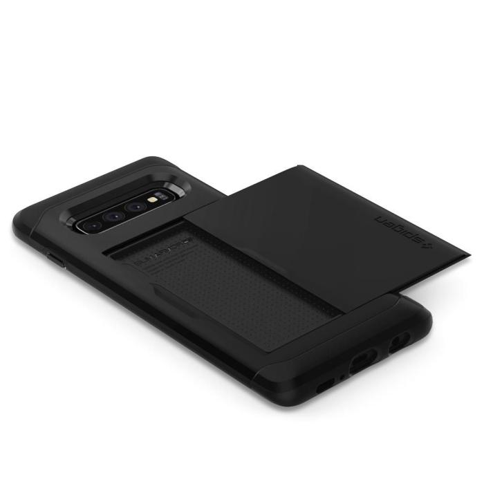 UTGATT5 - Spigen Slim Armor Cs Galaxy S10 + Plus Svart