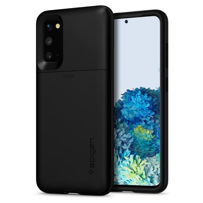 UTGATT5 - SPIGEN Slim Armor Cs Galaxy S20 Black
