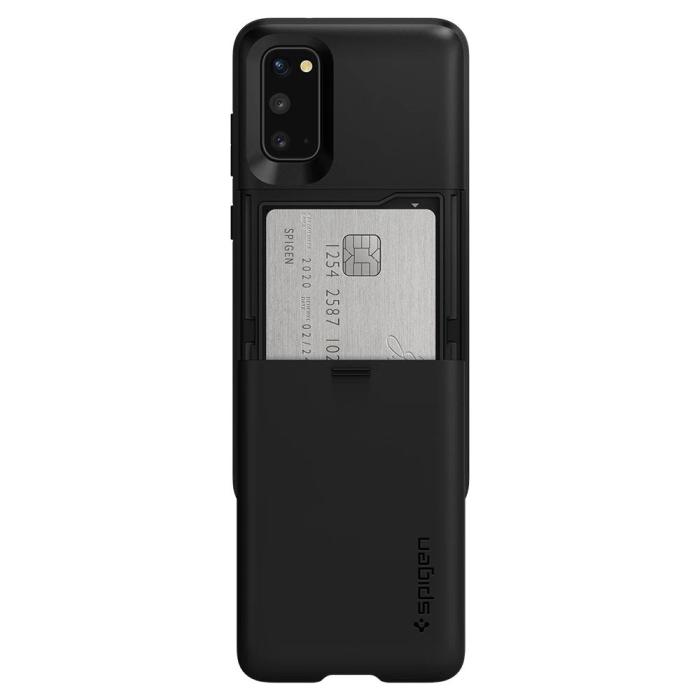UTGATT5 - SPIGEN Slim Armor Cs Galaxy S20 Black