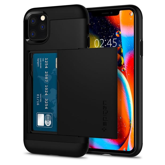 UTGATT5 - SPIGEN Slim Armor Cs iPhone 11 Pro Max Svart