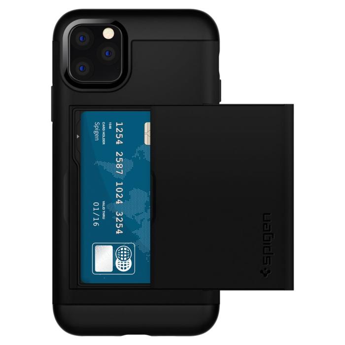 UTGATT5 - SPIGEN Slim Armor Cs iPhone 11 Pro Max Svart