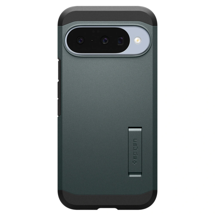 Spigen - Spigen Google Pixel 10/10 Pro Mobilskal Magsafe Tough Armor - Abyss Grön