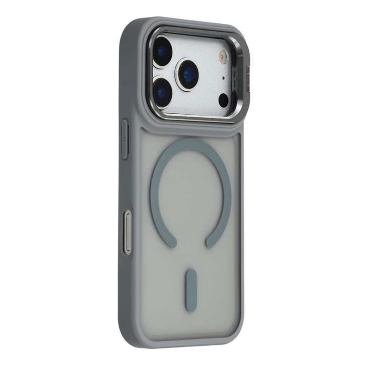 iPhone 17 Pro Max Mobilskal MagSafe Lins Kickstand - Titangrå | 2353 | AlltMobil