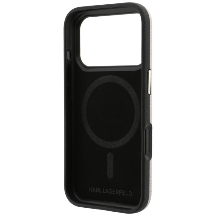 KARL LAGERFELD - Karl Lagerfeld Mobilskal För iPhone 18 Pro/17 Pro Magsafe Grained Resin