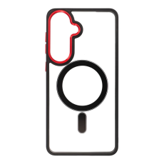 A-One Brand - Mobilskal F&ouml;r Galaxy S26 Plus Magsafe Edge - Svart/R&ouml;d