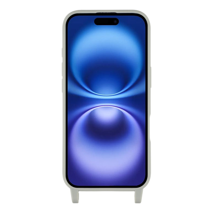 A-One Brand - iPhone 17 Mobilskal TPU med Hål för Rem - Grå