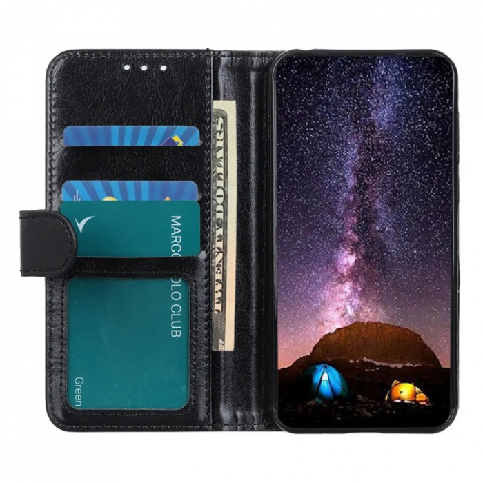 Taltech - iPhone 15 Plus Plånboksfodral Resistant - Svart
