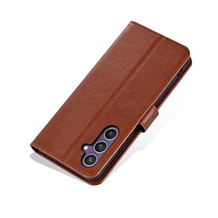 AZNS - AZNS Samsung Galaxy A37 Plånboksfodral Konstläder Ställ - Brun