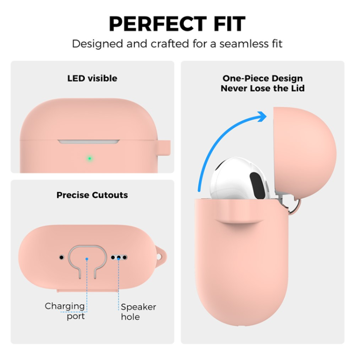 AHASTYLE - AHASTYLE AirPods 4 Skal Silikon PT196 - Rosa
