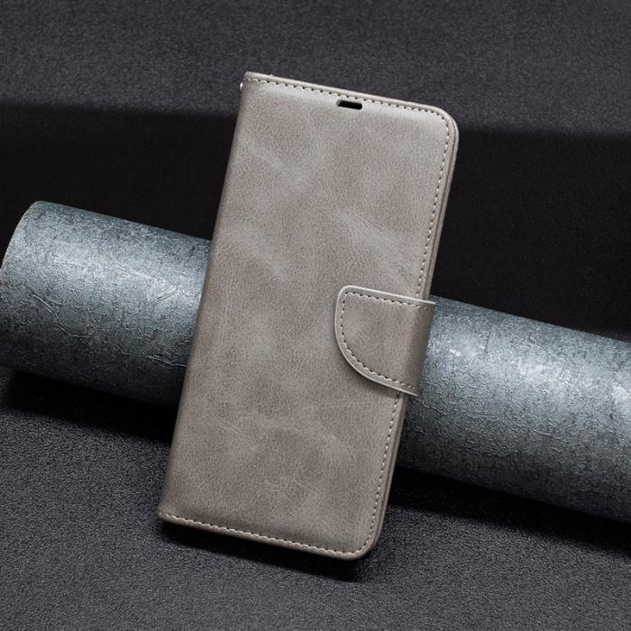 OEM - Samsung Galaxy A37 Plånboksfodral Konstläder Stötabsorberande - Grå
