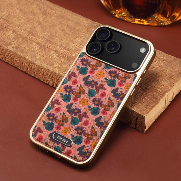 DENIOR - DENIOR iPhone 17 Pro Mobilskal MagSafe Detachable - Butterfly Rosa