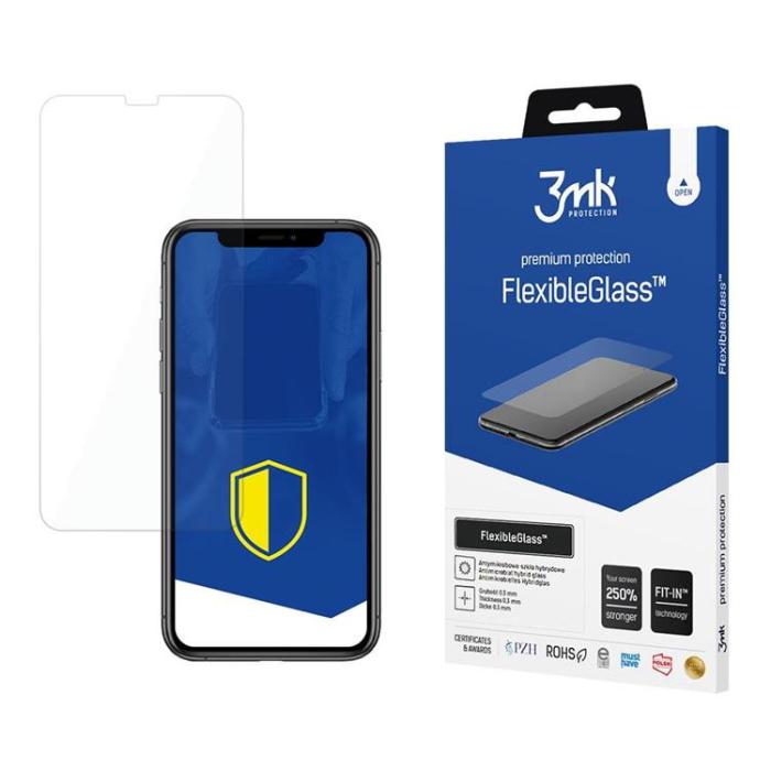 3MK - 3MK iPhone 11 Pro Max Hybrid Okrossbart Glas FlexibleGlass
