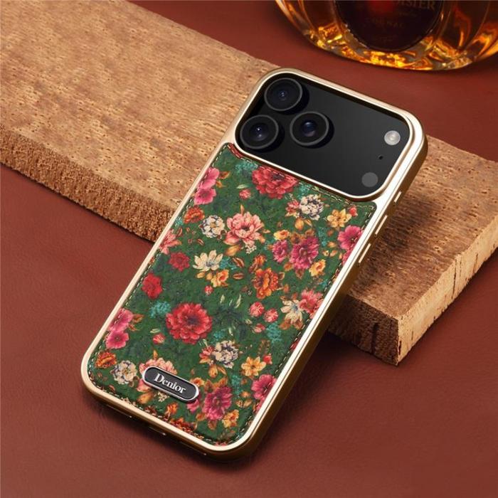 DENIOR - DENIOR iPhone 17 Pro Mobilskal MagSafe Detachable - Peony Grön
