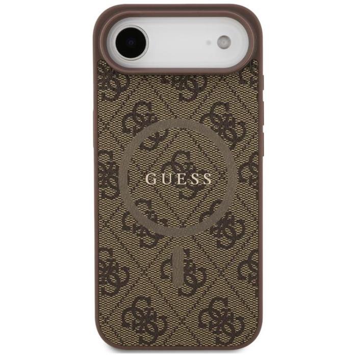 Guess - Guess iPhone 17 Air Mobilskal MagSafe 4G Ring Classic Logo - Brun