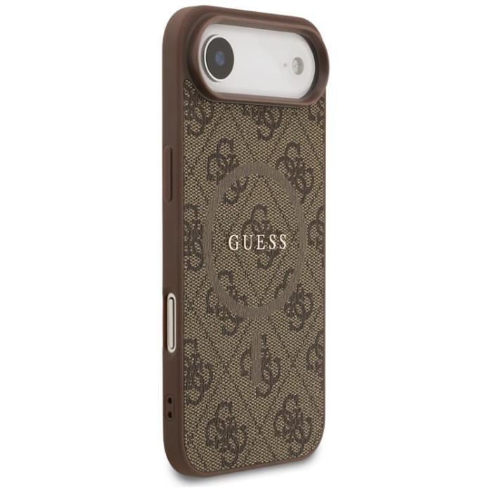 Guess - Guess iPhone 17 Air Mobilskal MagSafe 4G Ring Classic Logo - Brun