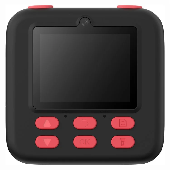 OEM - Barn Digitalkamera HD 1080P Med Skrivare P79 - Svart/Rose