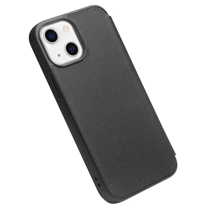 QIALINO - Qialino iPhone 13 Mini fodral Äkta Läder Ultra Thin Flip