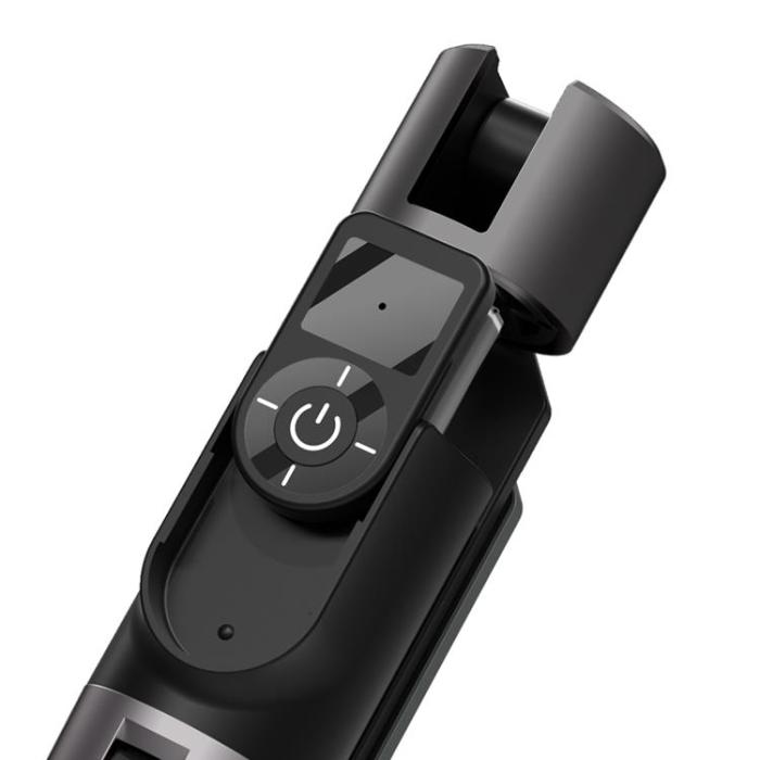 BWOO - BWOO Teleskopisk Selfie Stick Bluetooth med Fjärrkontroll - Svart