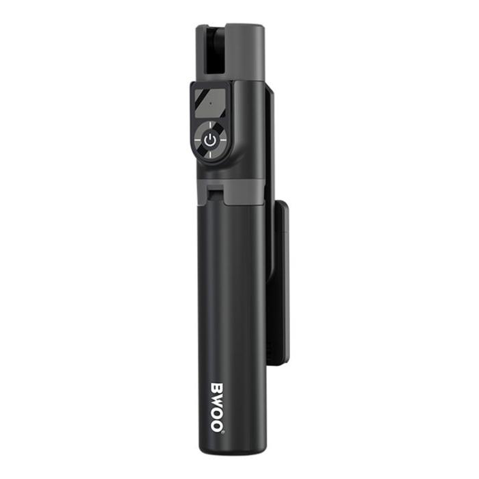BWOO - BWOO Teleskopisk Selfie Stick Bluetooth med Fjärrkontroll - Svart