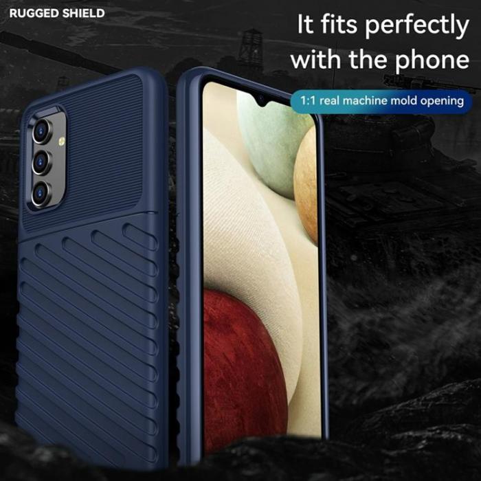OEM - Thunder Twill Skal Galaxy A13 4G - Blå