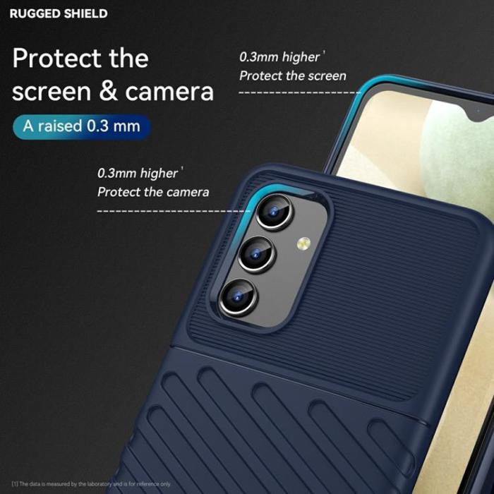 OEM - Thunder Twill Skal Galaxy A13 4G - Blå
