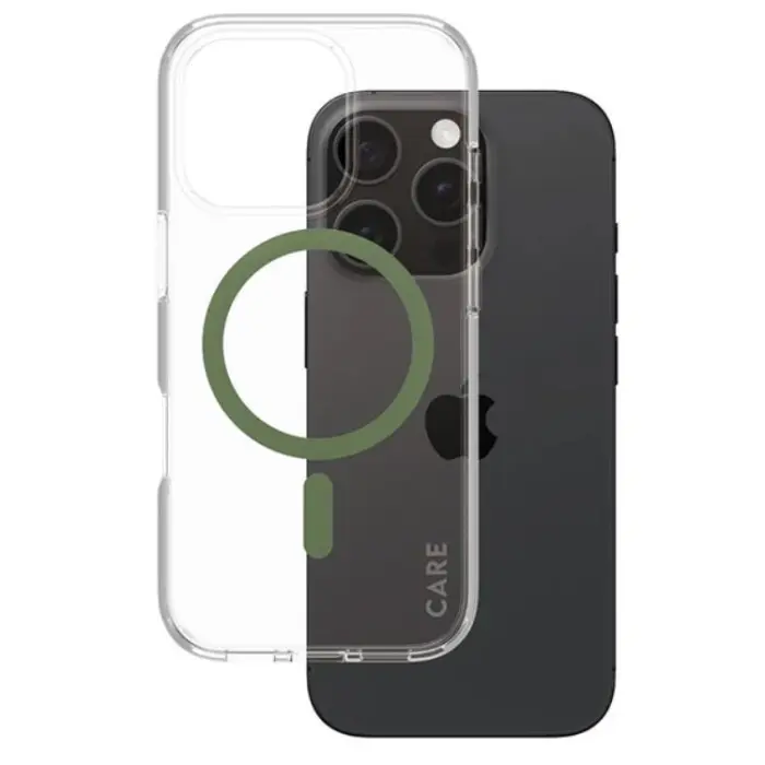 PanzerGlass - CARE By PanzerGlass iPhone 16 Pro Max Mobilskal MagSafe - Grön