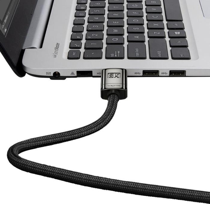 BASEUS - Baseus Definition HDMI 2.1 Kabel 8K 2m - Svart