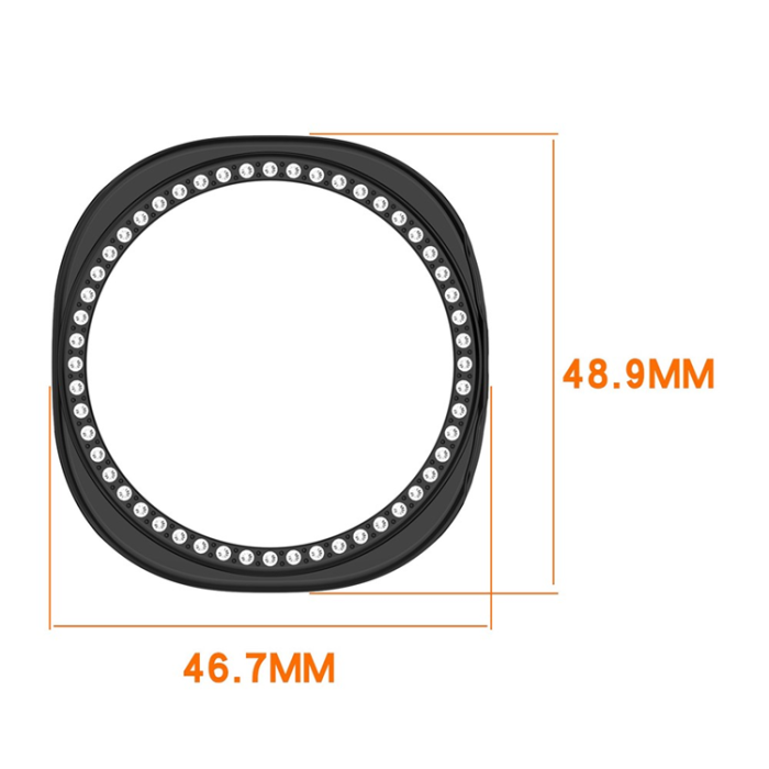 A-One Brand - Galaxy Watch 8 (44mm) Skal Rhinestone Decor Hollow
