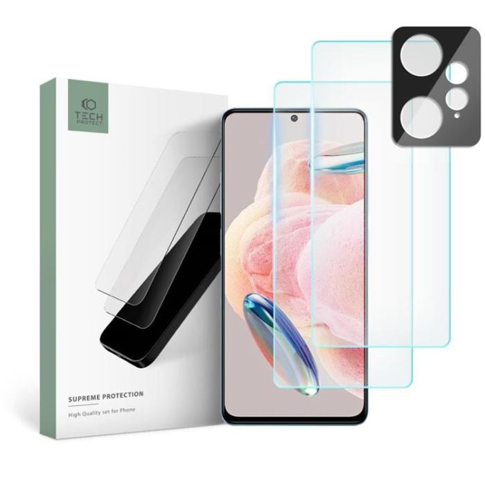 Tech-Protect - Tech-Protect Xiaomi Redmi Note 12 4G Härdat Glas Skärmskydd