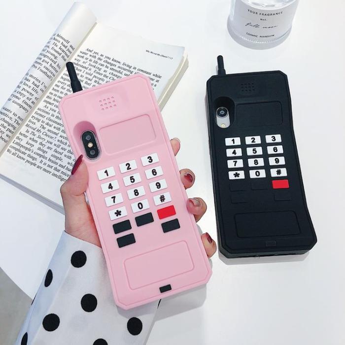 OEM - Retro Skal iPhone 7/8/SE 2020 - Svart