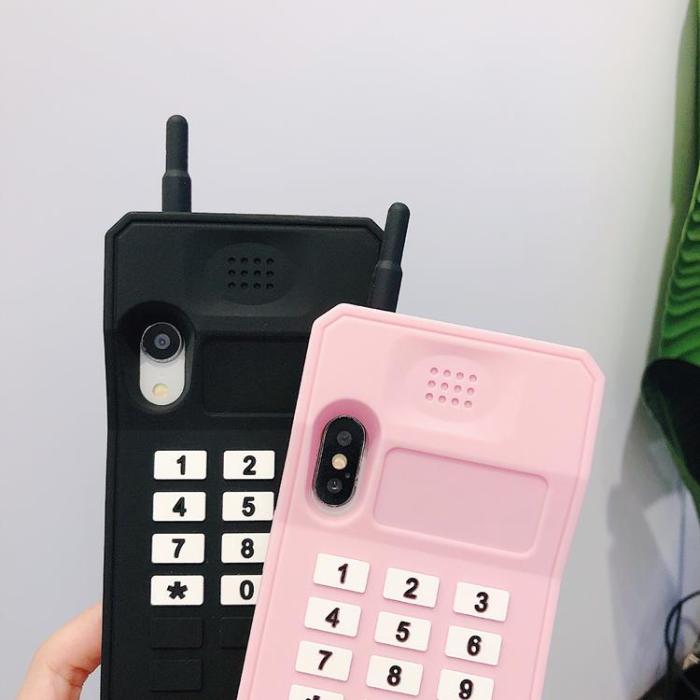 OEM - Retro Skal iPhone 7/8/SE 2020 - Svart