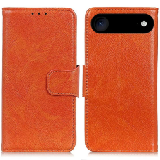 A-One Brand - iPhone 17 Air Plånboksfodral Nappa Texture - Orange