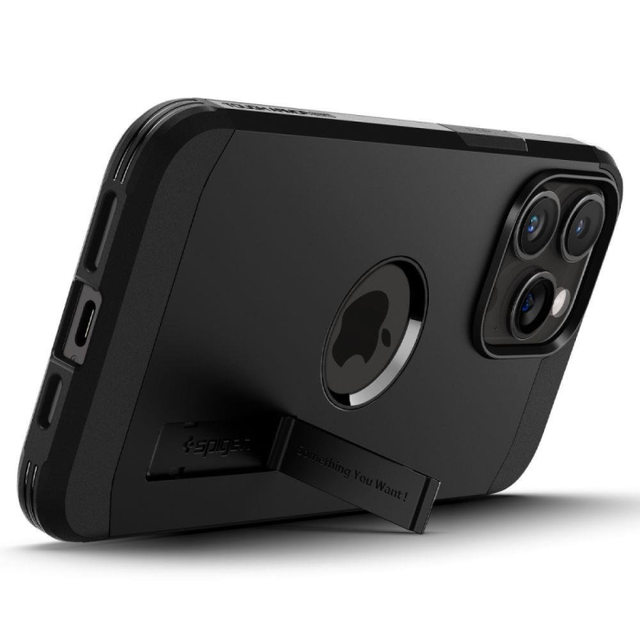 Spigen - Spigen iPhone 15 Pro Max Mobilskal Magsafe Tough Armor - Svart