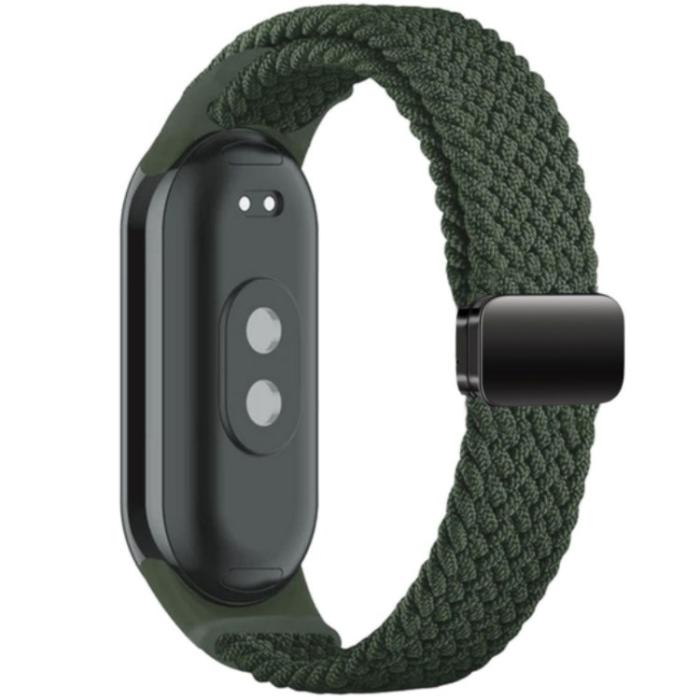 Tech-Protect - Tech-Protect Xiaomi Smart Band 8/9/NFC Armband NylonMag - Grön