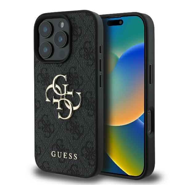 Guess iPhone 16 Pro Max Mobilskal 4G Big Logo - Svart | 2353 | AlltMobil