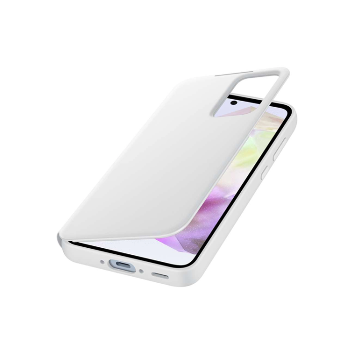 Samsung - Samsung Galaxy A35 5G Plånboksfodral Smart View - Vit