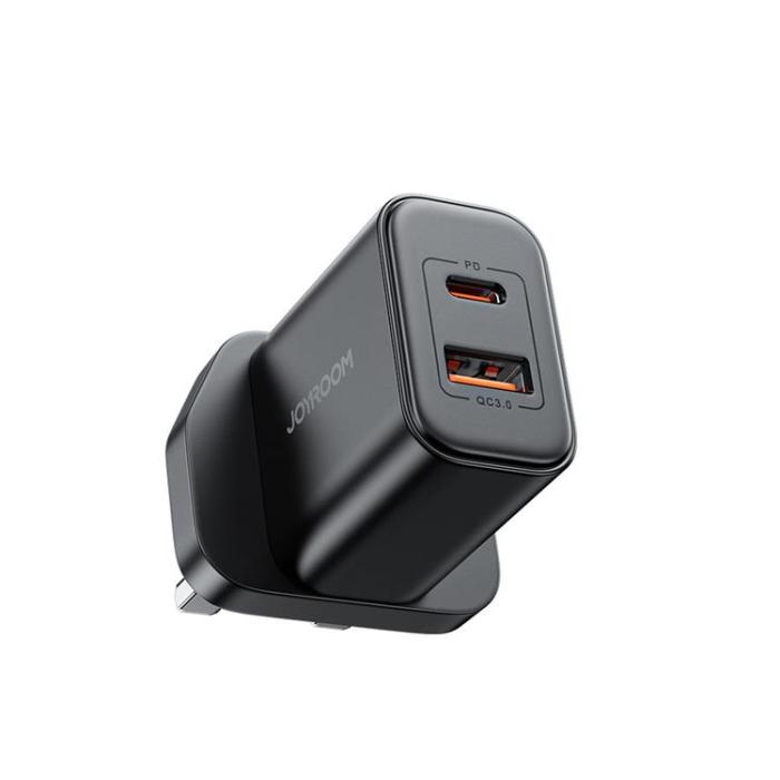 Joyroom - Joyroom UK Väggladdare USB-A/USB-C 20W - Svart