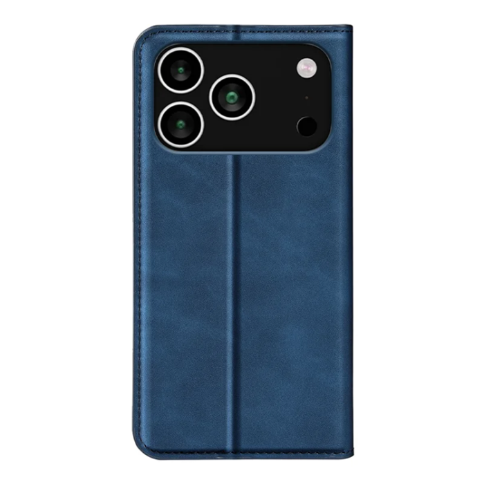 A-One Brand - iPhone 17 Pro Max Plånboksfodral Skin Touch - Blå