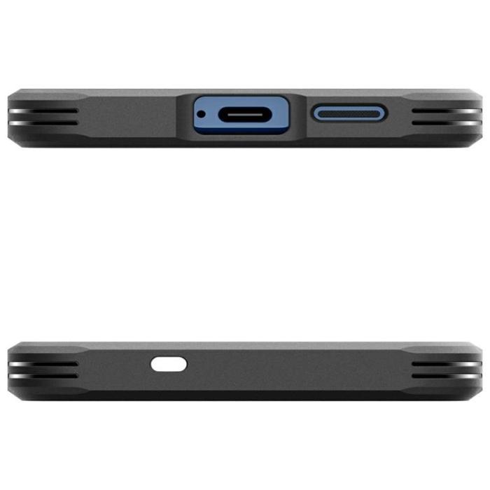 Spigen - Spigen Galaxy S25 Mobilskal MagSafe Tough Armor - Svart
