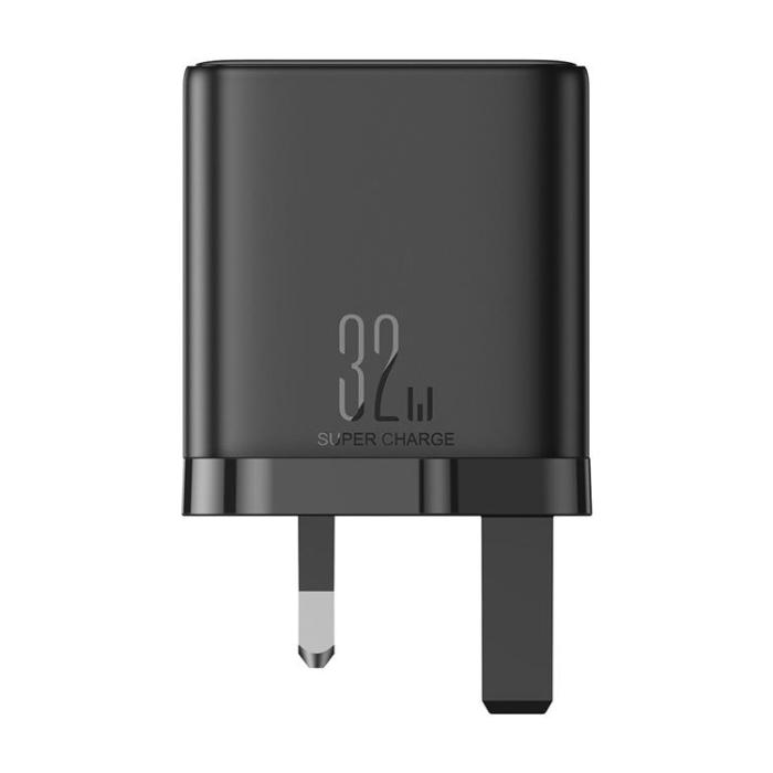 Joyroom - Joyroom UK Väggladdare 2x USB-C/USB-A 32W - Svart