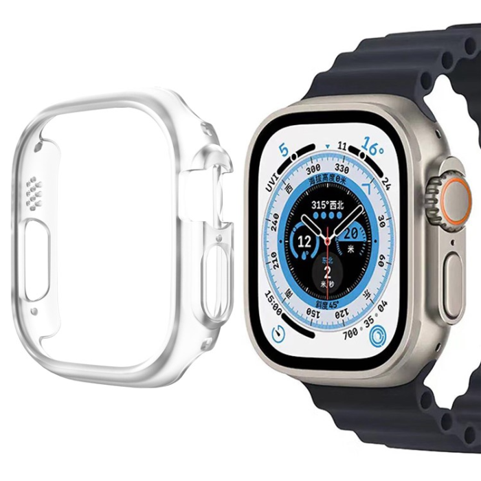 OEM - Apple Watch Ultra 1/2 (49mm) Skal PC Shockproof - Clear