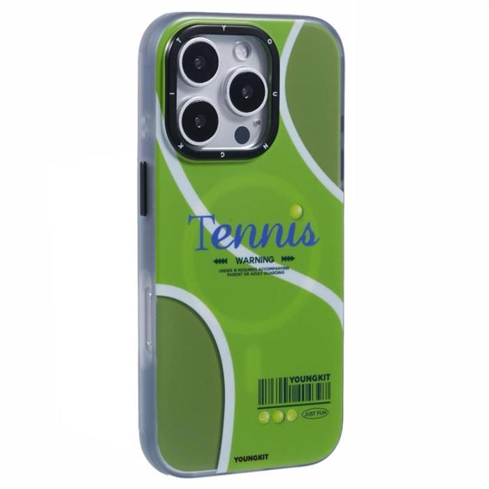 YOUNGKIT - YOUNGKIT iPhone 16 Pro Max Mobilskal MagSafe - Tennis
