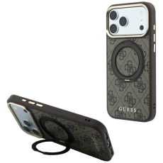 Guess - Guess Mobilskal F&ouml;r iPhone 18 Pro/17 Pro Magsafe Ringh&aring;llare 360 4G Classic Logo
