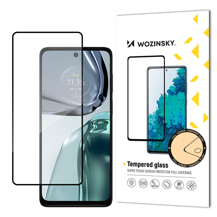 Wozinsky Motorola Moto G62 Härdat Glas - Svart | 5468 | AlltMobil