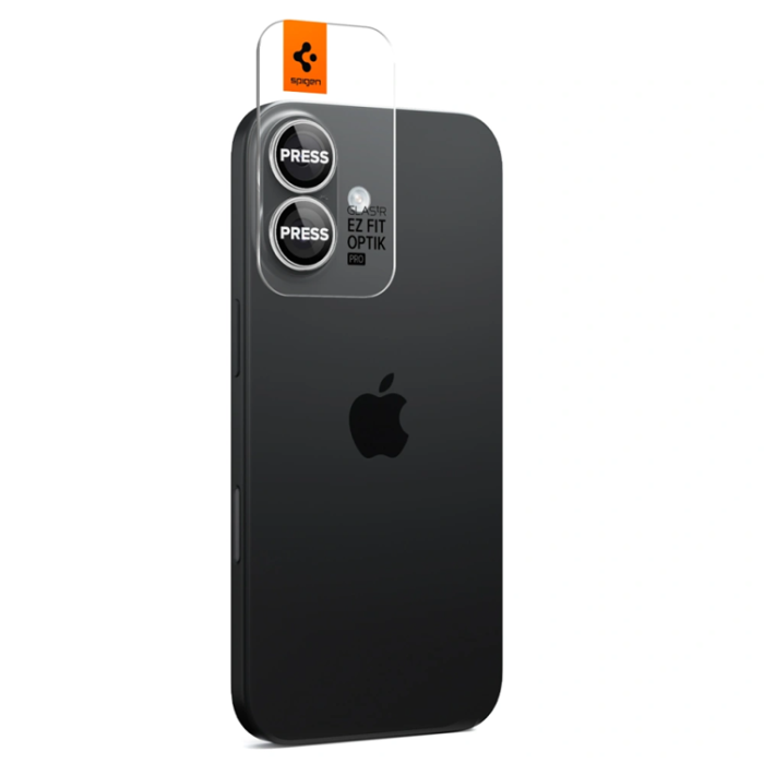 Spigen - [2-pack] Spigen iPhone 17 Härdat Glas Kameraskydd EZ Fit - Lila
