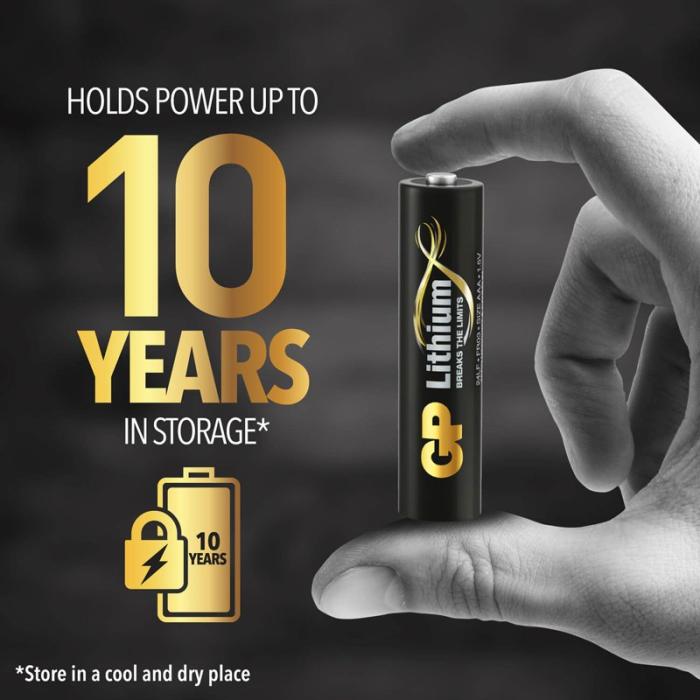 GP - GP Batteri AAA Lithium 1,5V 4-Pack