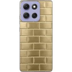 iSecrets - Mobilskal till Motorola Moto G86 Power med Gyllene Murstenar