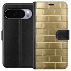 iSecrets - Plånboksfodral till Google Pixel 10 Pro XL med Gyllene Murstenar