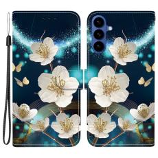 OEM - Pl&aring;nboksfodral f&ouml;r Samsung Galaxy S26 Plus M&ouml;nstertryckt Konstl&auml;der - Magnolia