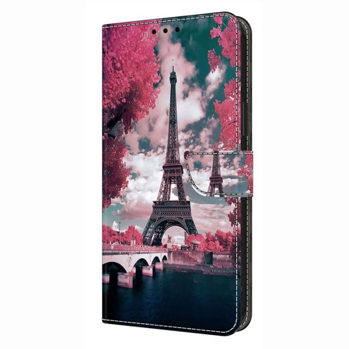 OEM - Plånboksfodral för Samsung Galaxy S26 Plus Mönstertryck Ställ - Svart